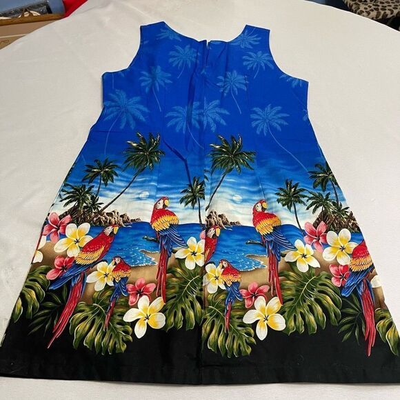 Pacific Legend Parrot Hawaii Hawaiian Dress Plus Size 2XL - Picture 8 of 9